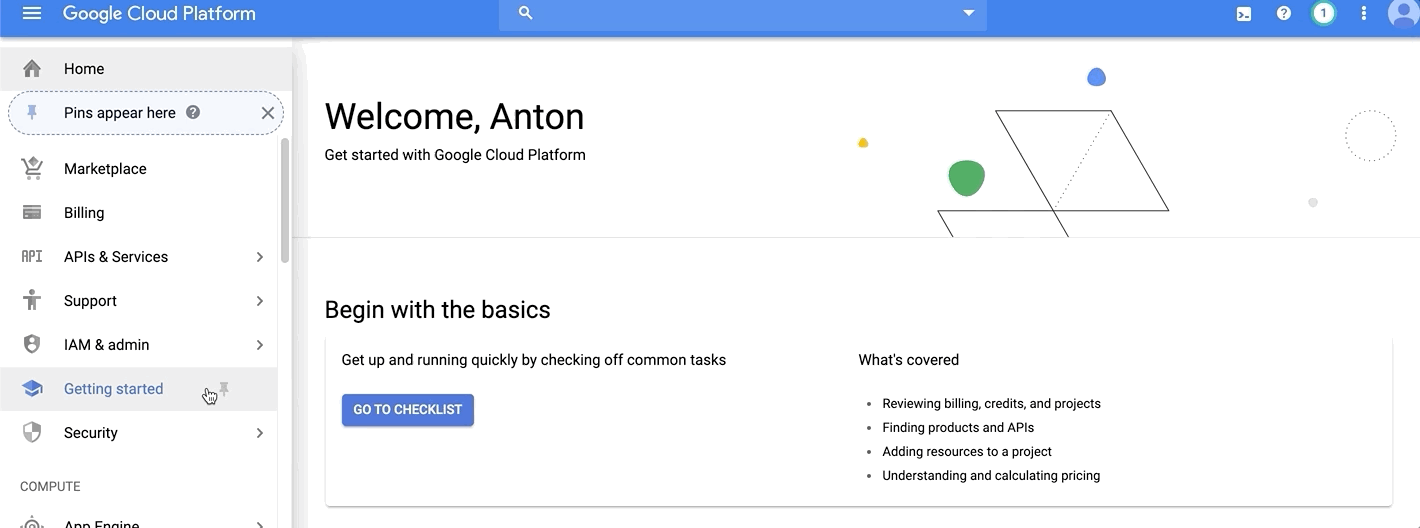 Screen capture demonstrating how to add Terra as a billing account user on your Google Cloud billing account.