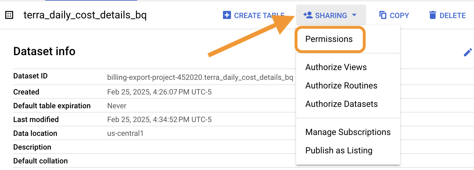 Dataset-info-in-GCP-console-with-sharing-permissions-menu-highlighted.png