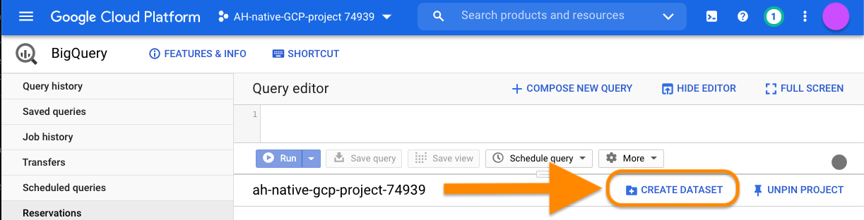 Screenshot-of-Google-Cloud-page-with-create-dataset-tab-highlighted