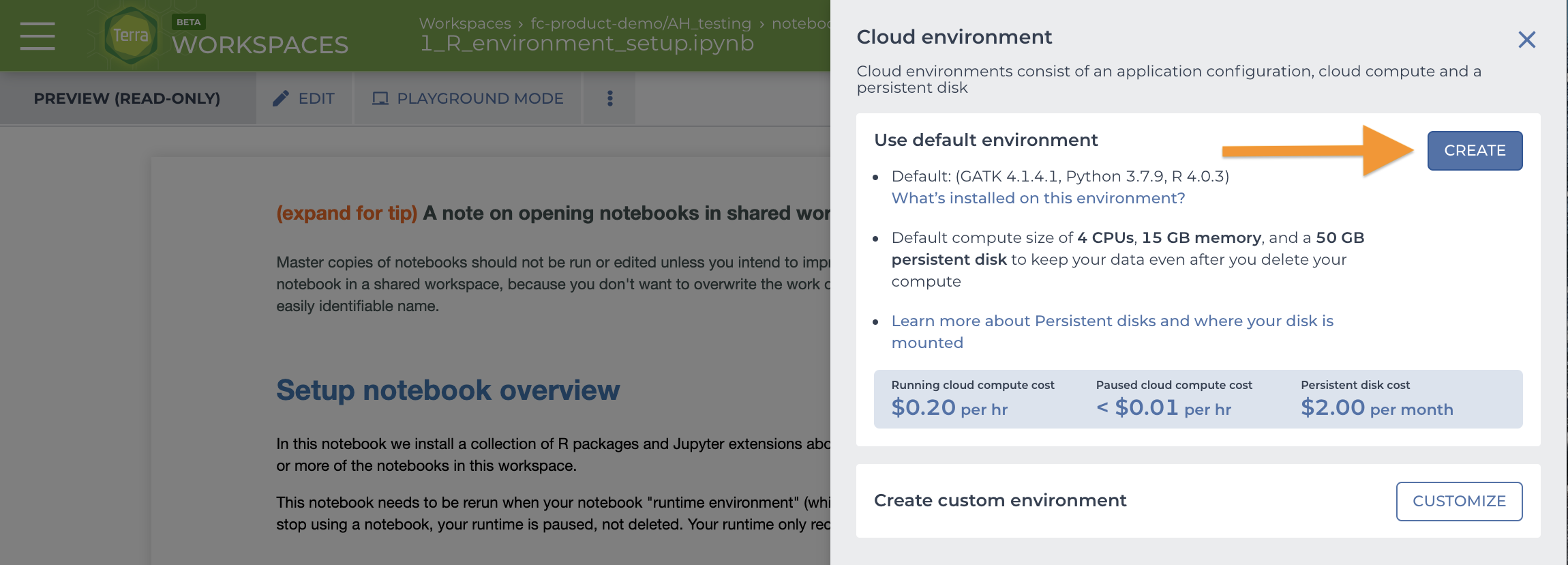 Notebooks-QuickStart_Create-Cloud-Environment_Screen_shot.png