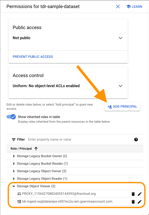 TDR-self-service-workspace_Storage-object-viewer-role-in-GCP-console.png