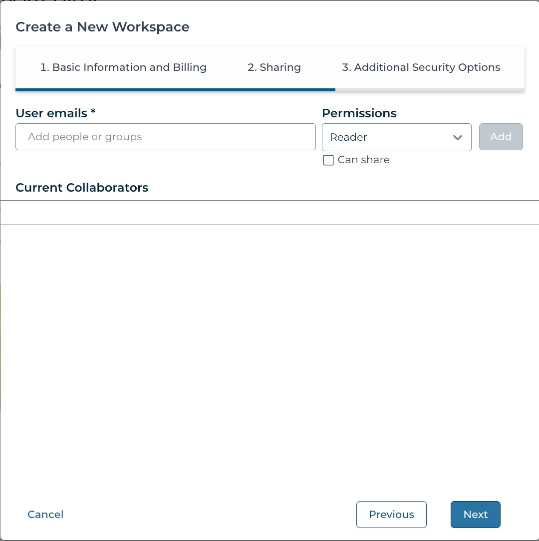 AnVIL-Data-Explorer_Screenshot-of-create-a-new-workspace-form_sharing-tab.jpg
