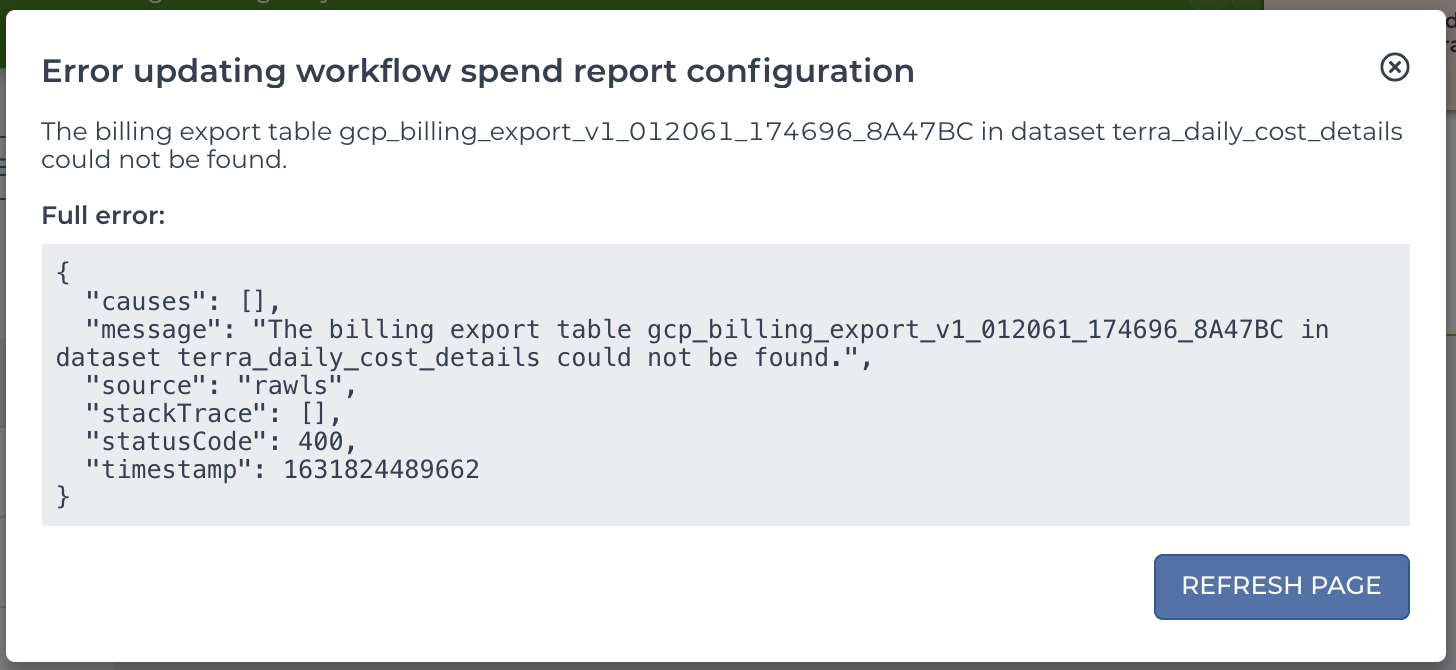 Set-up-spend-report_Error-updating-spend-report-configurations.png