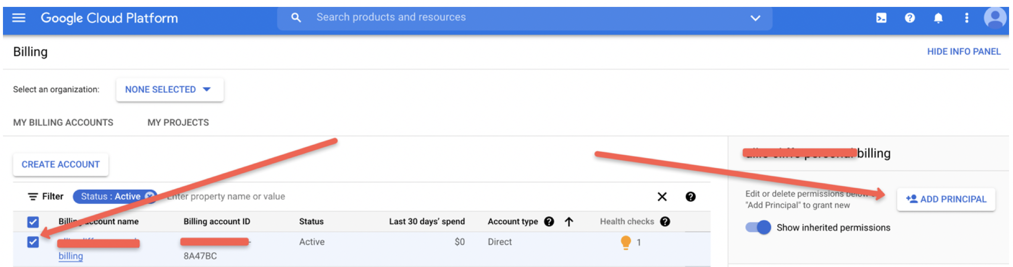 How to create a TDR Billing Profile (GCP) – Terra Support