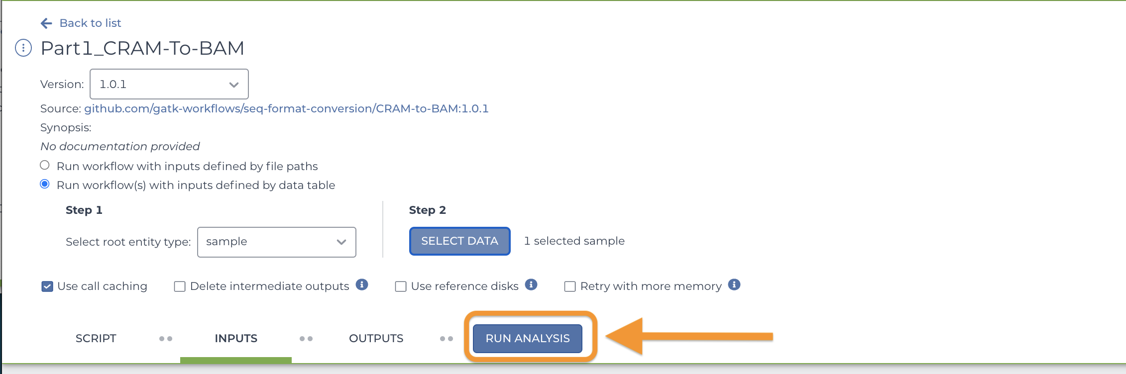 Workflows-Quickstart-Part1_Run-analysis_Screen_shot.png