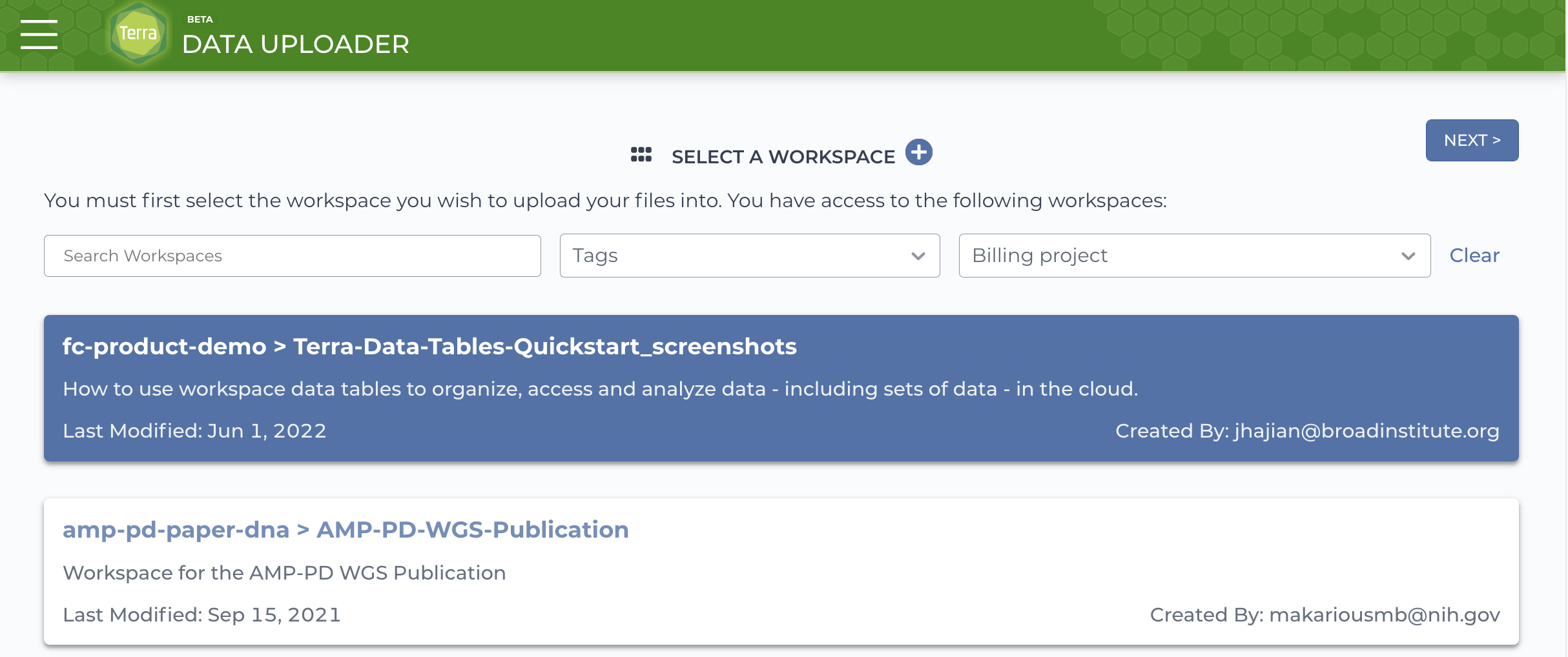 Data-uploader_Change-workspace_Screen_shot.png