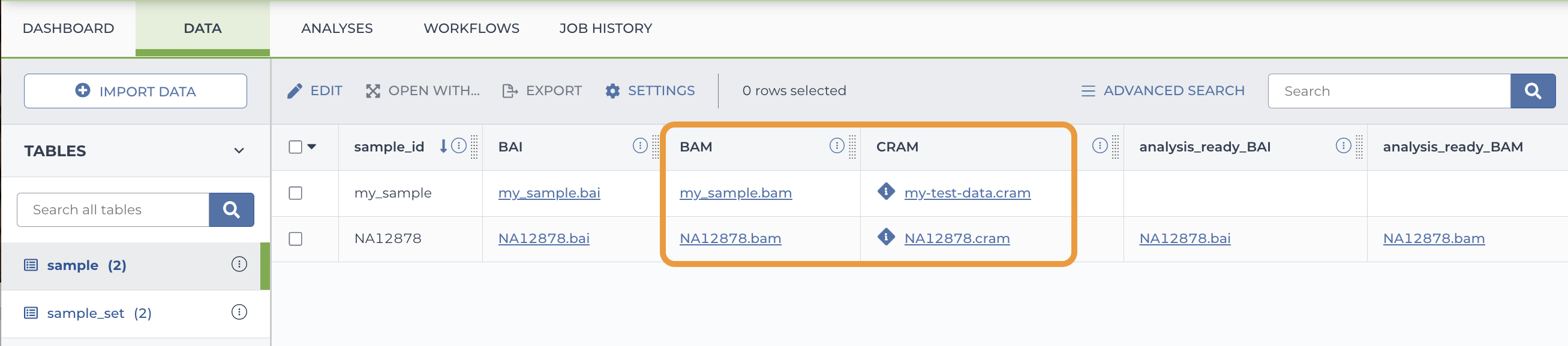 Workflows-Quickstart-Part2_BAI-BAM-in-data-table_Screenshot.png